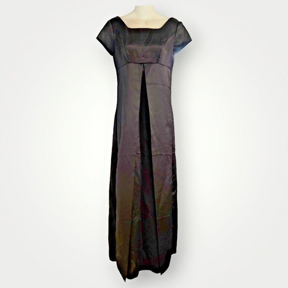 Southeastern Performance Apparel Women's 2 Black Satin MOZART Dress D-743 - Picture 1 of 14